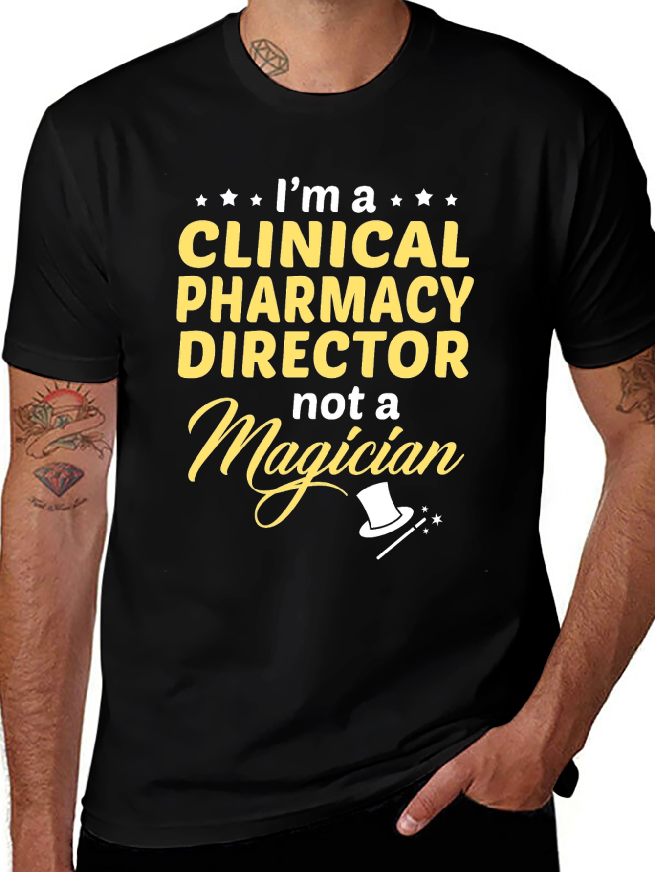 Clinical Pharmacy Director T-Shirt - Funny Magician Tee