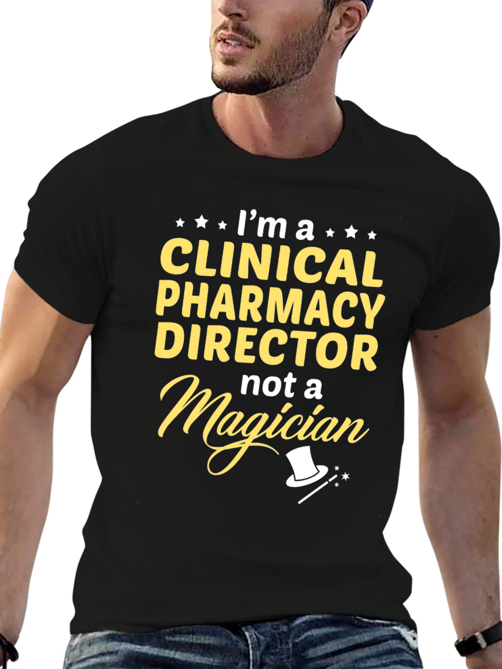 Clinical Pharmacy Director T-Shirt - Funny Magician Tee