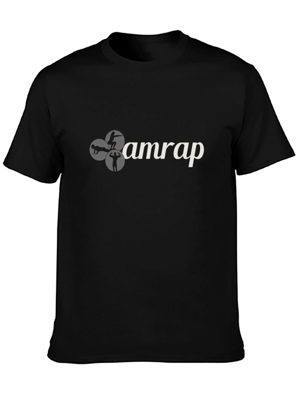 AMRAP Workout Graphic Tee - Black Cotton