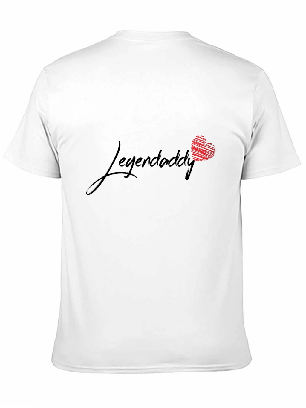 Legendaddy Black T-Shirt with Heart