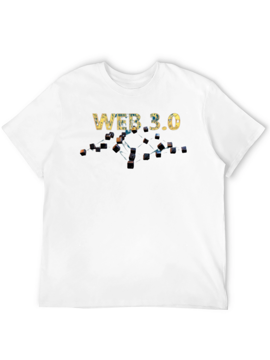 Web 3.0 Black T-Shirt - Modern Tech Design