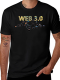 Web 3.0 Black T-Shirt - Modern Tech Design