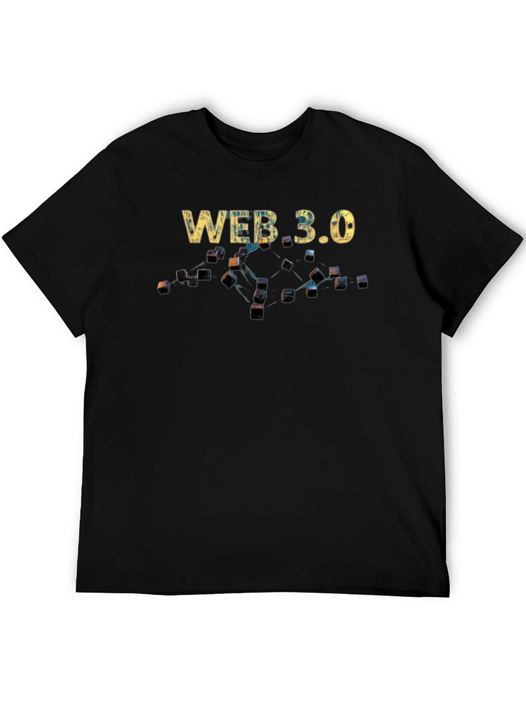 Web 3.0 Black T-Shirt - Modern Tech Design