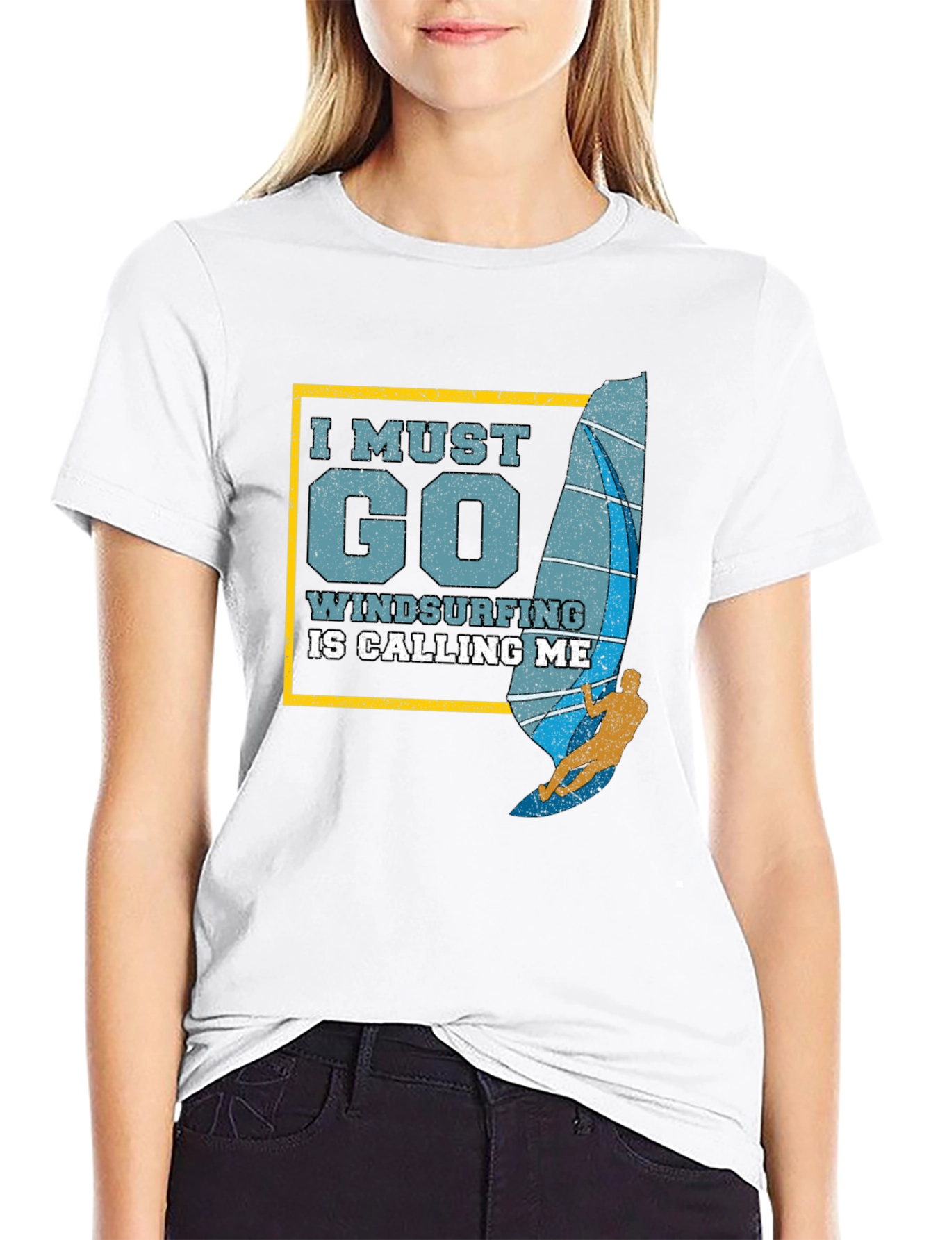 Windsurfing Calling Me Graphic Tee