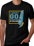 Windsurfing Calling Me Graphic Tee