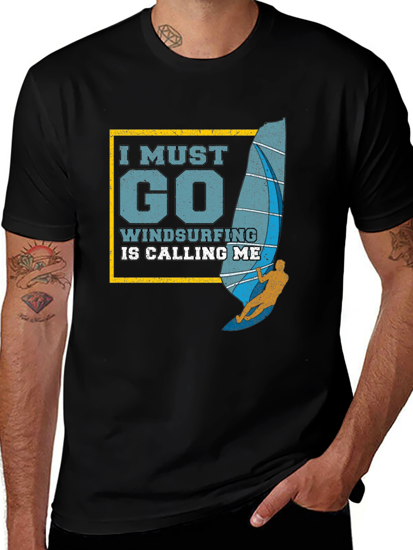 Windsurfing Calling Me Graphic Tee
