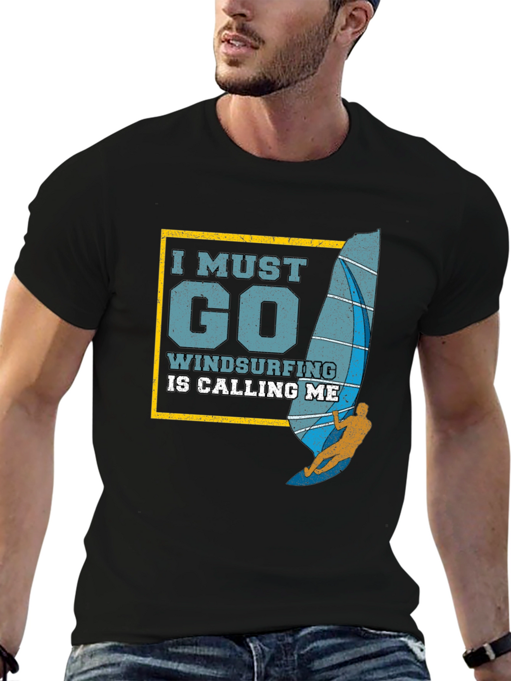 Windsurfing Calling Me Graphic Tee