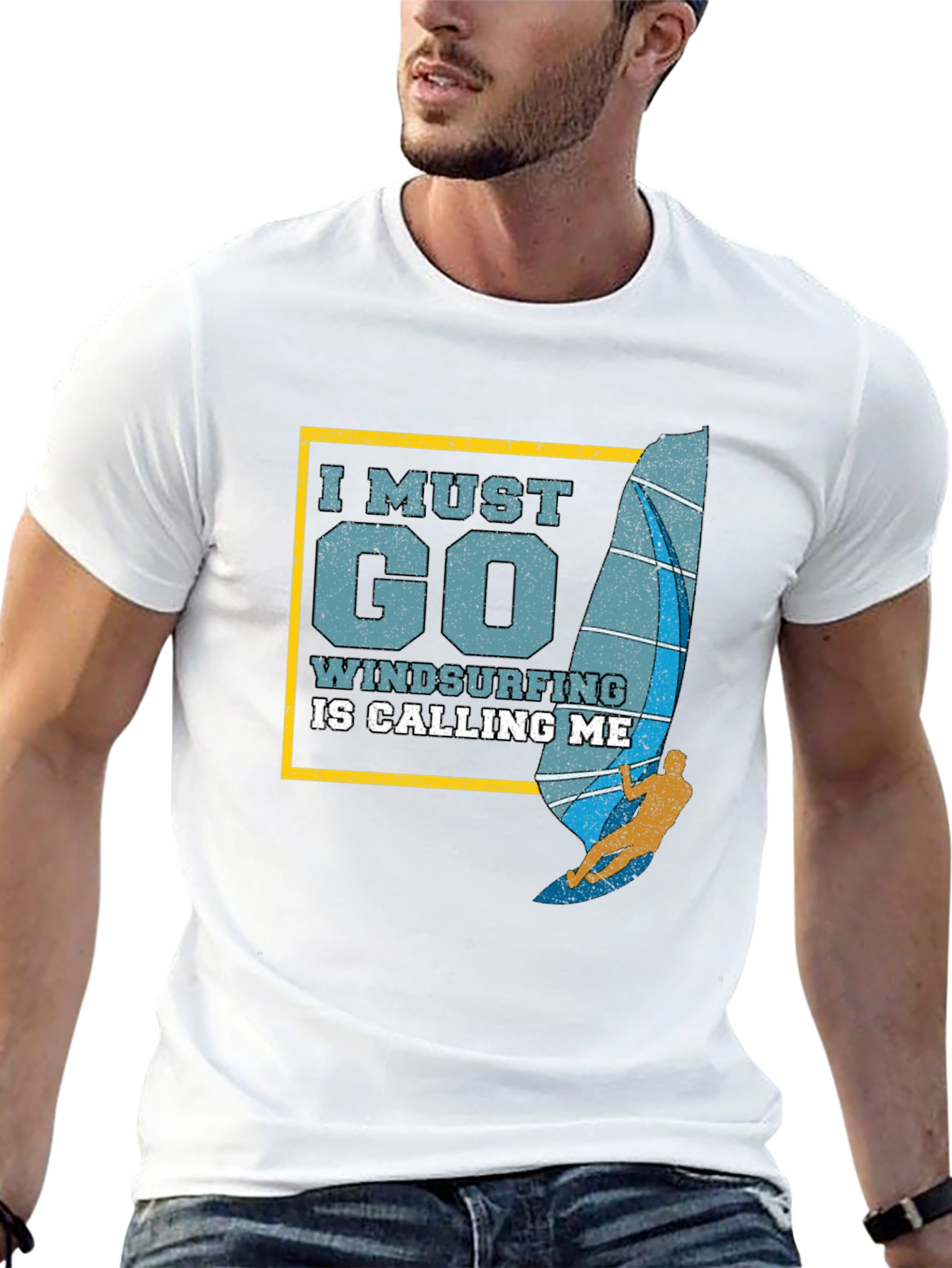 Windsurfing Calling Me Graphic Tee