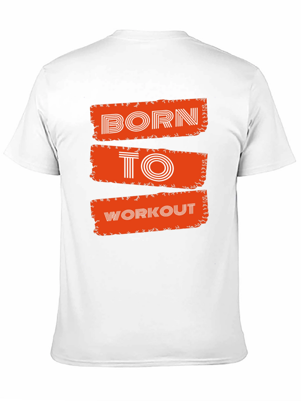 Born To Workout Graphic Tee - Black