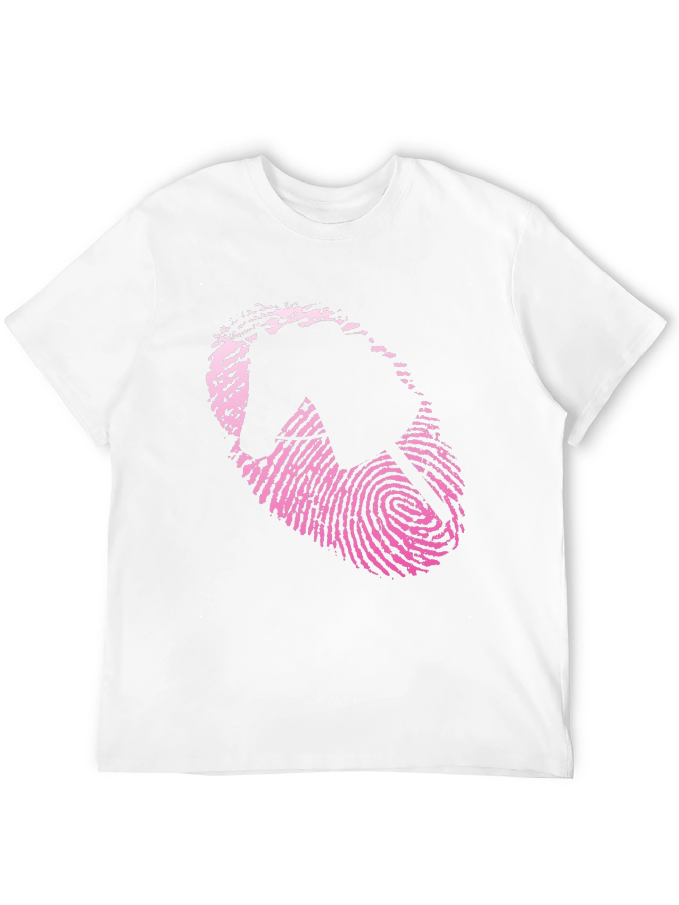 Fingerprint Horse Graphic Tee - Black
