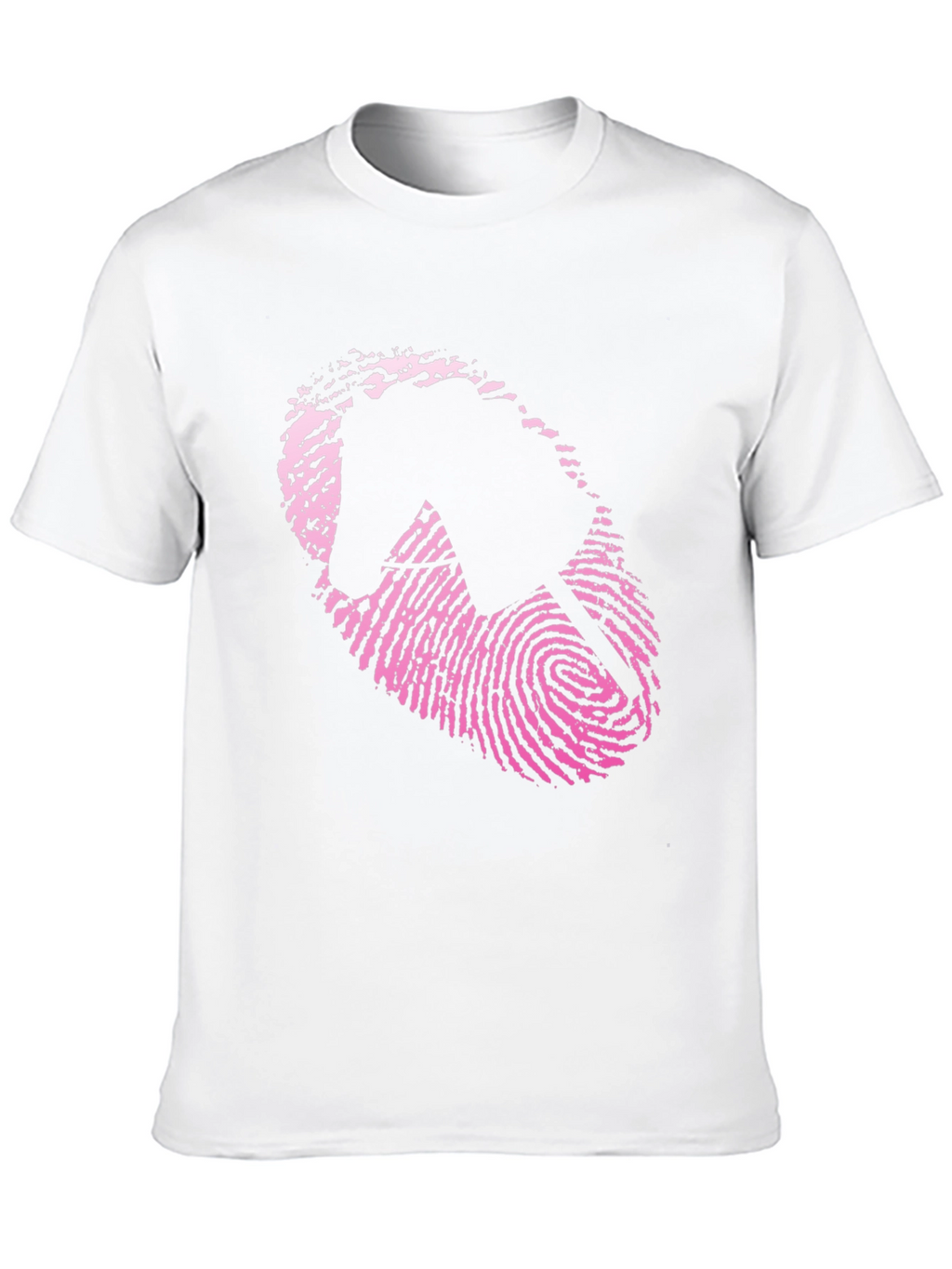 Fingerprint Horse Graphic Tee - Black