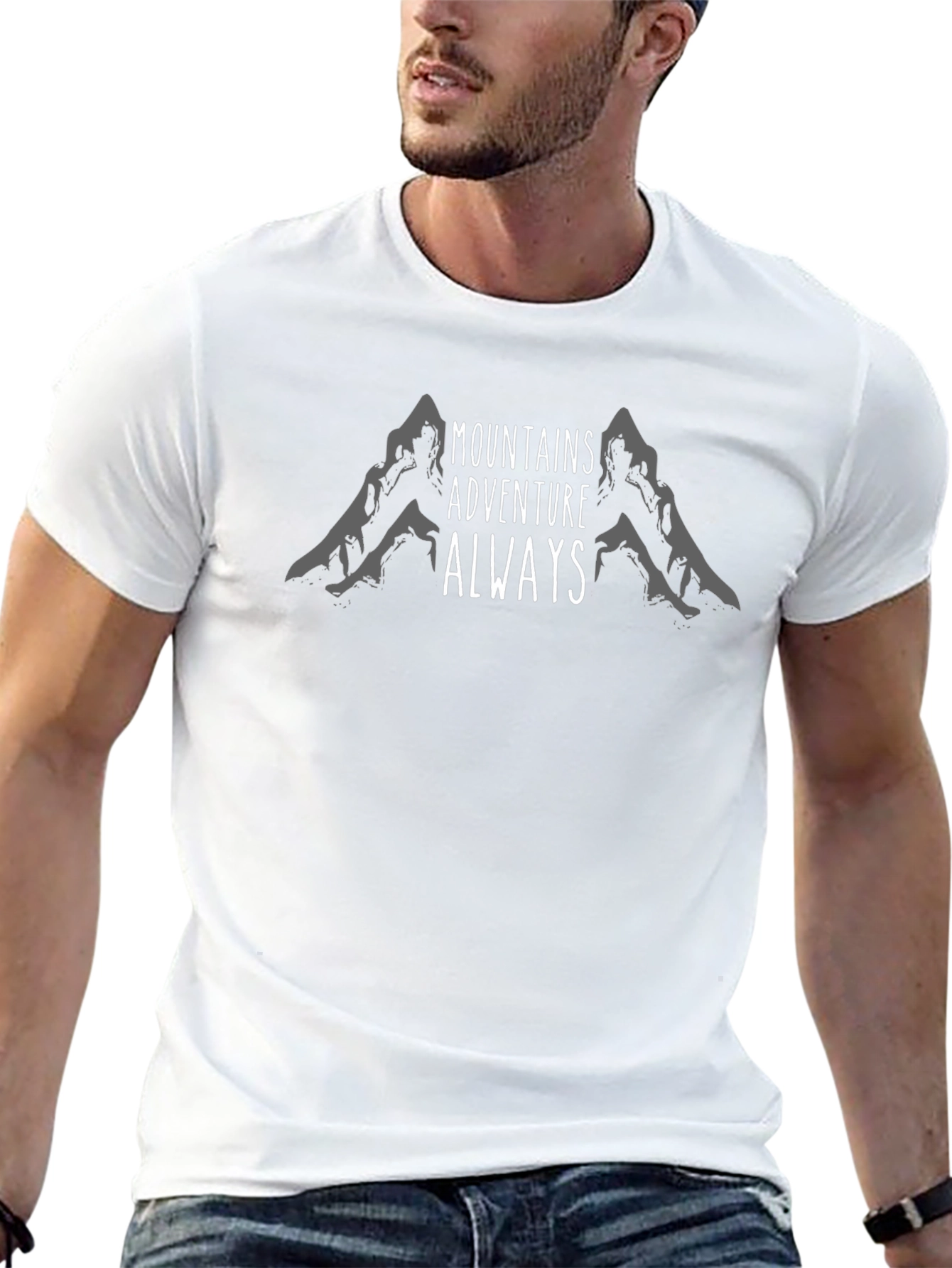 Mountains Adventure Always Graphic Tee