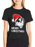 Merry Christmas Owl T-Shirt