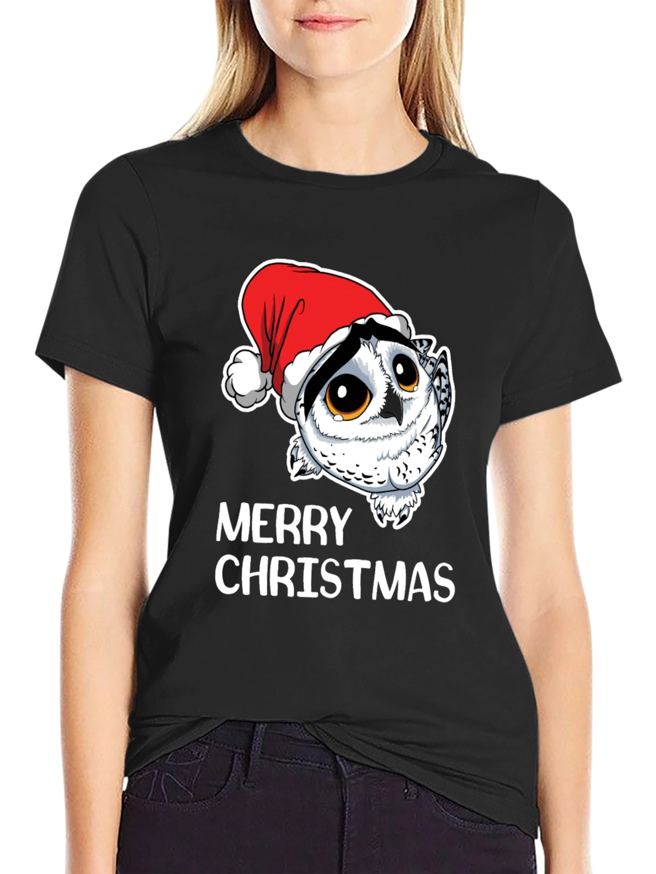 Merry Christmas Owl T-Shirt