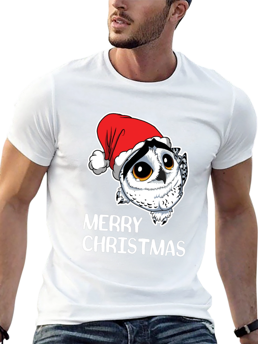 Merry Christmas Owl T-Shirt