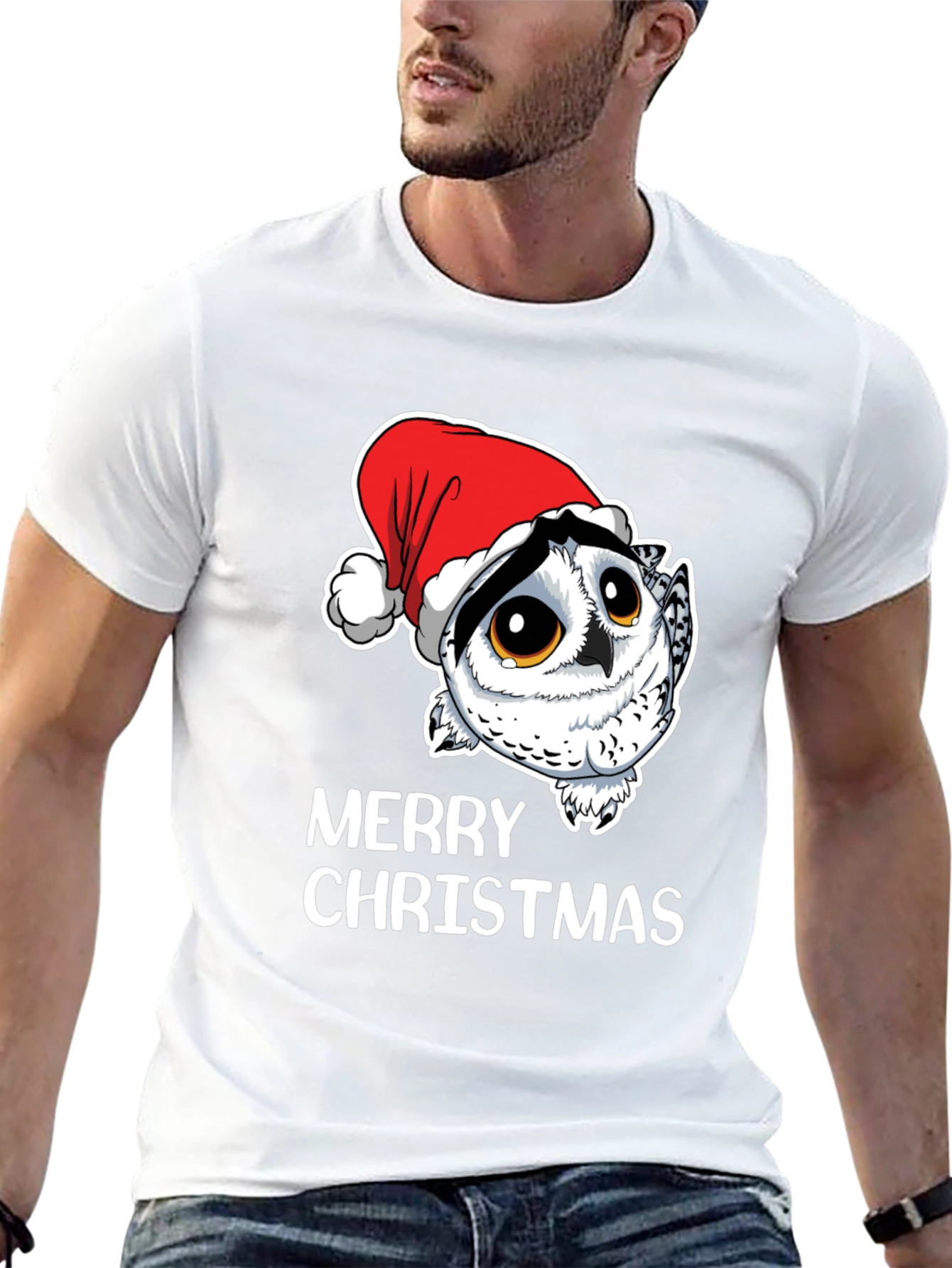 Merry Christmas Owl T-Shirt