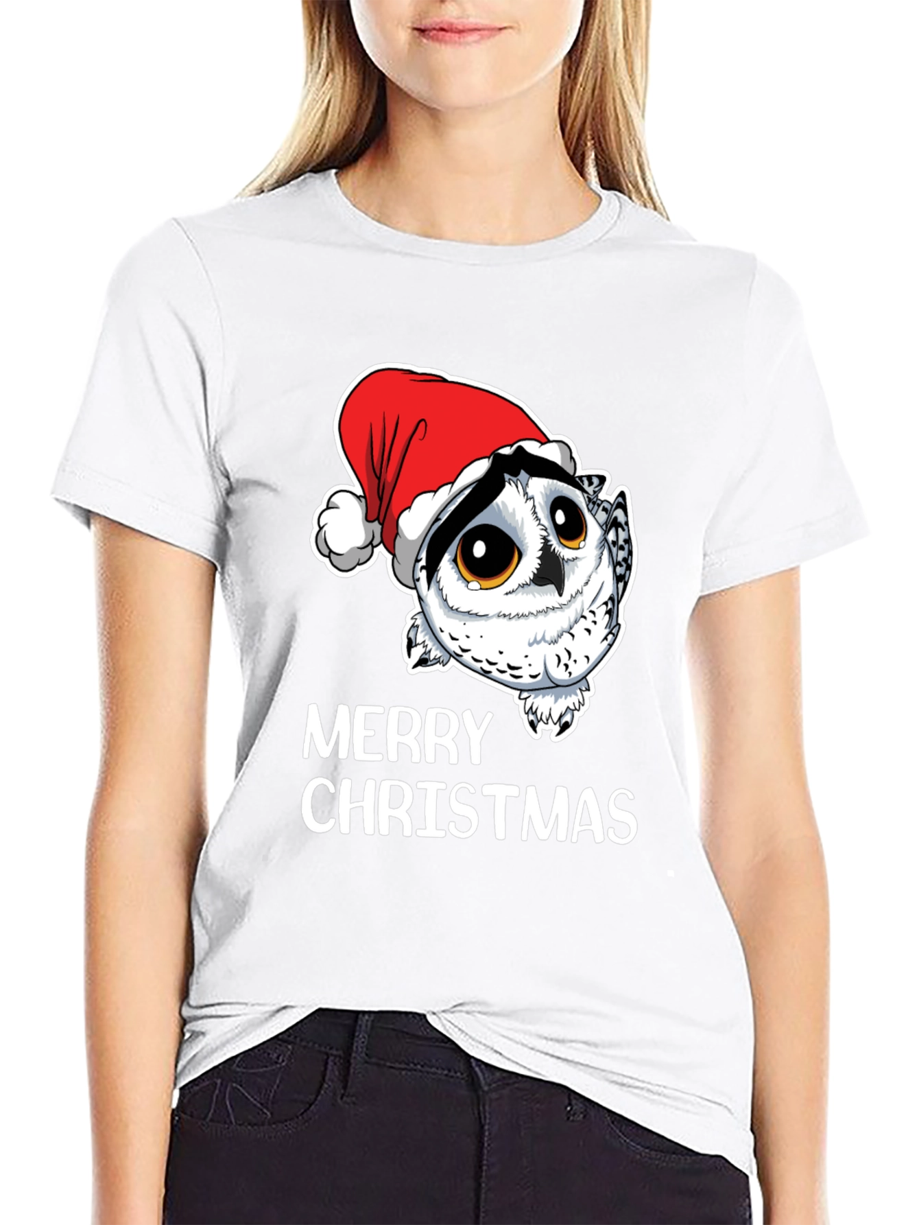Merry Christmas Owl T-Shirt