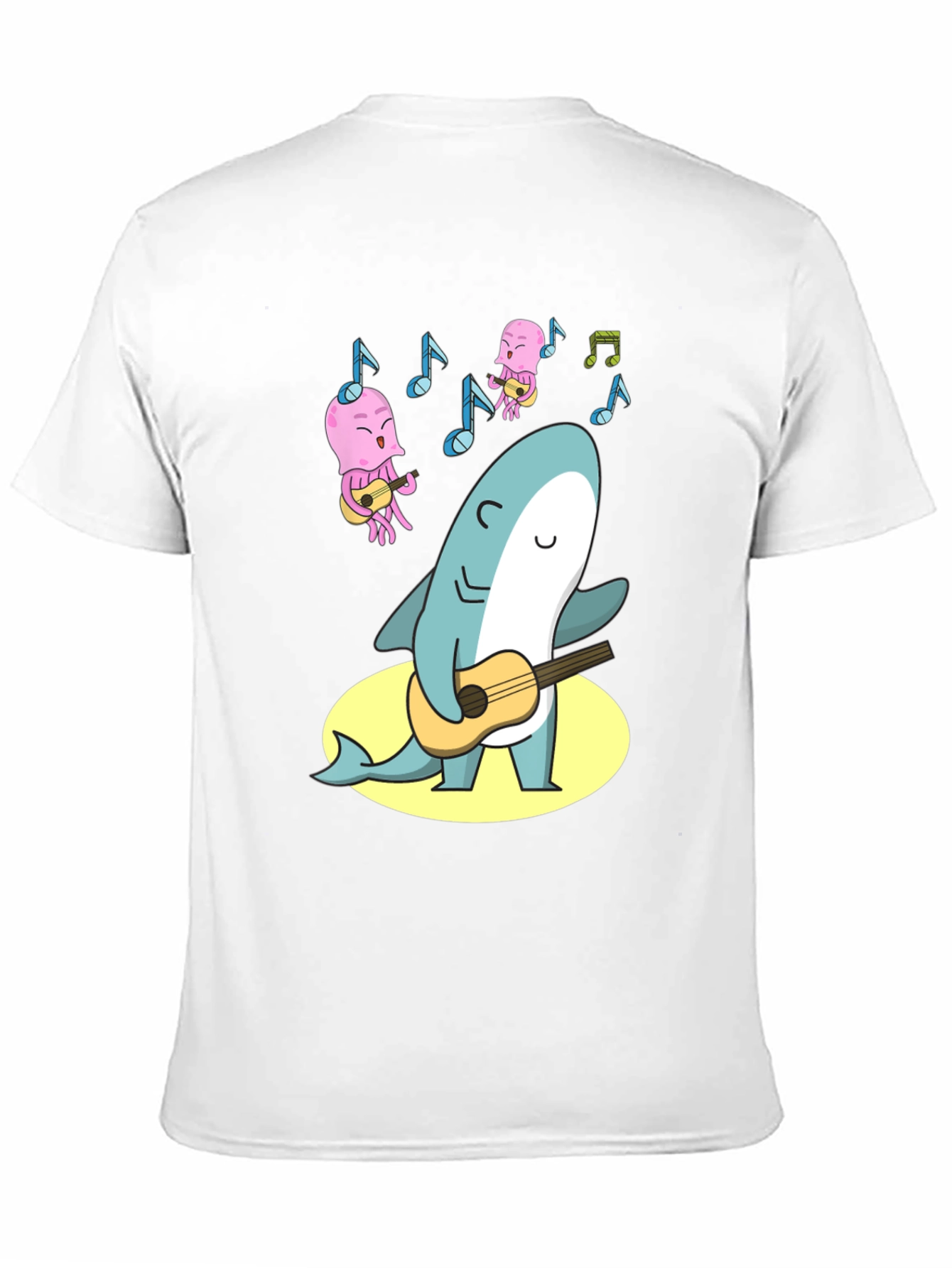Shark Guitarist Graphic T-Shirt