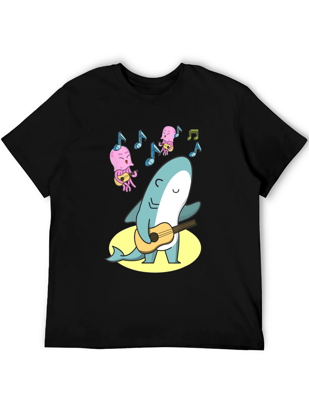 Shark Guitarist Graphic T-Shirt