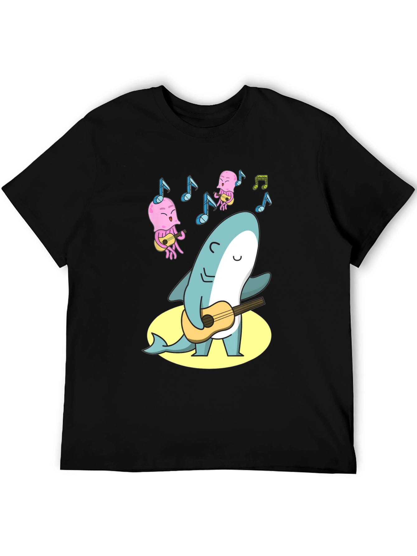 Shark Guitarist Graphic T-Shirt