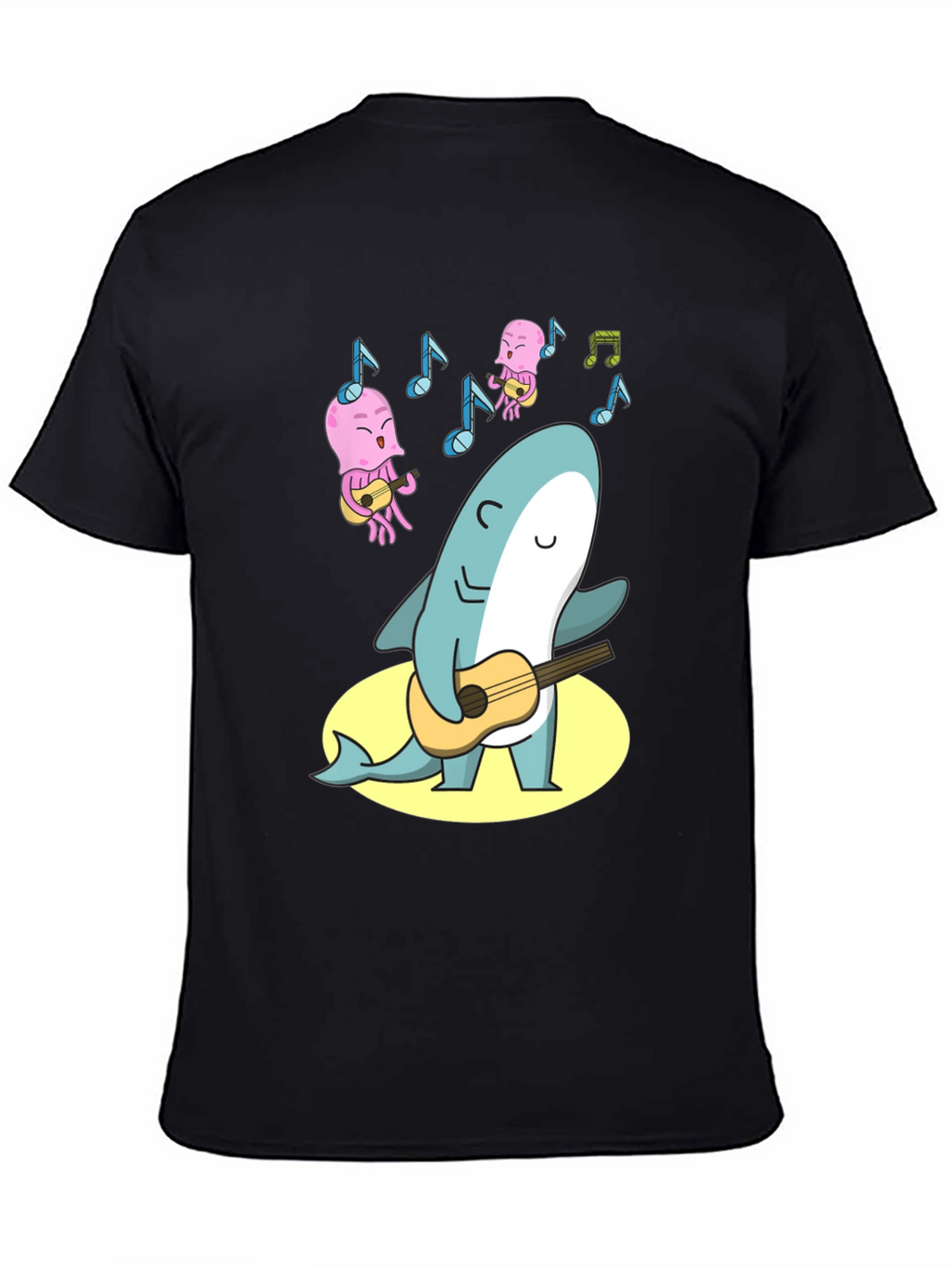 Shark Guitarist Graphic T-Shirt