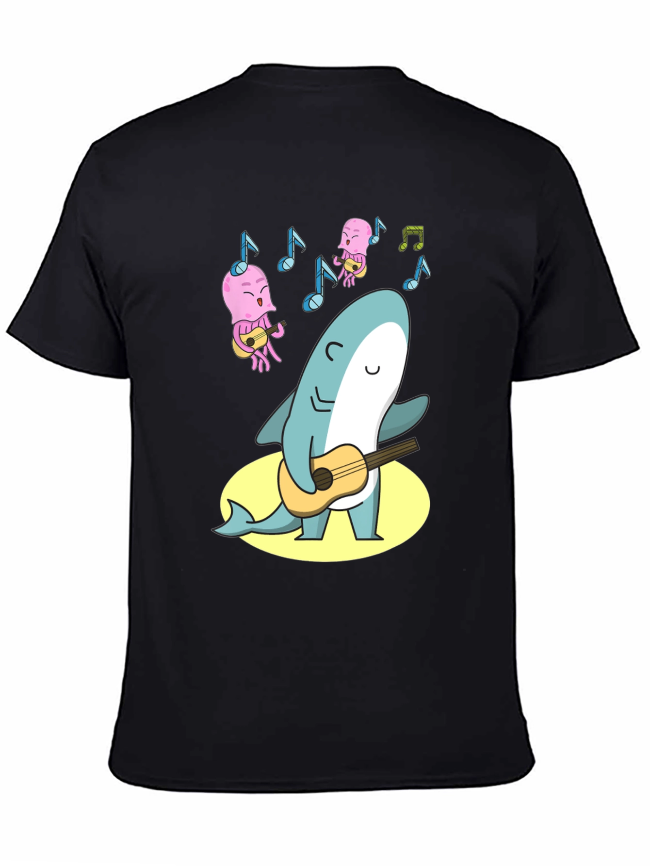 Shark Guitarist Graphic T-Shirt