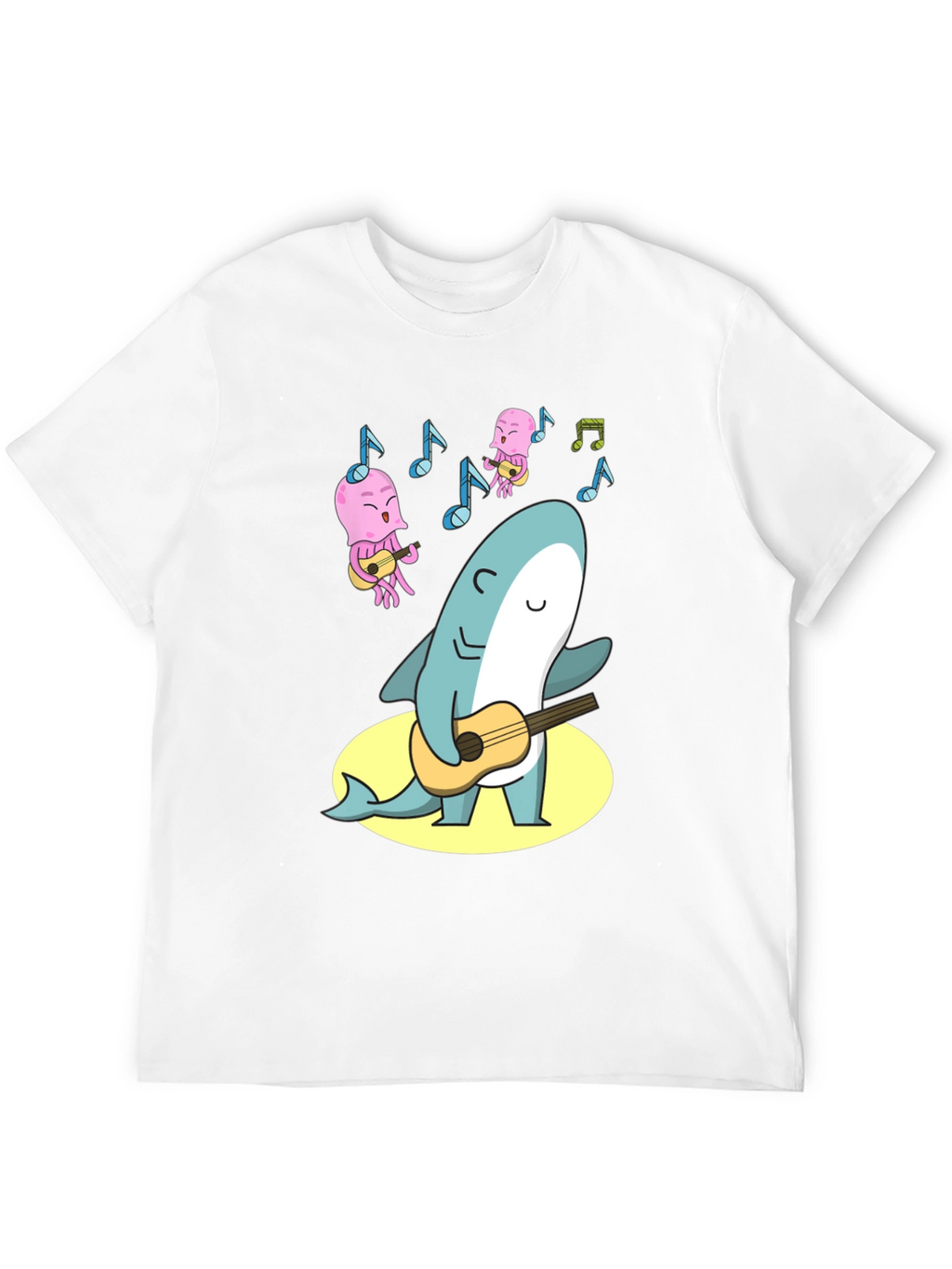 Shark Guitarist Graphic T-Shirt