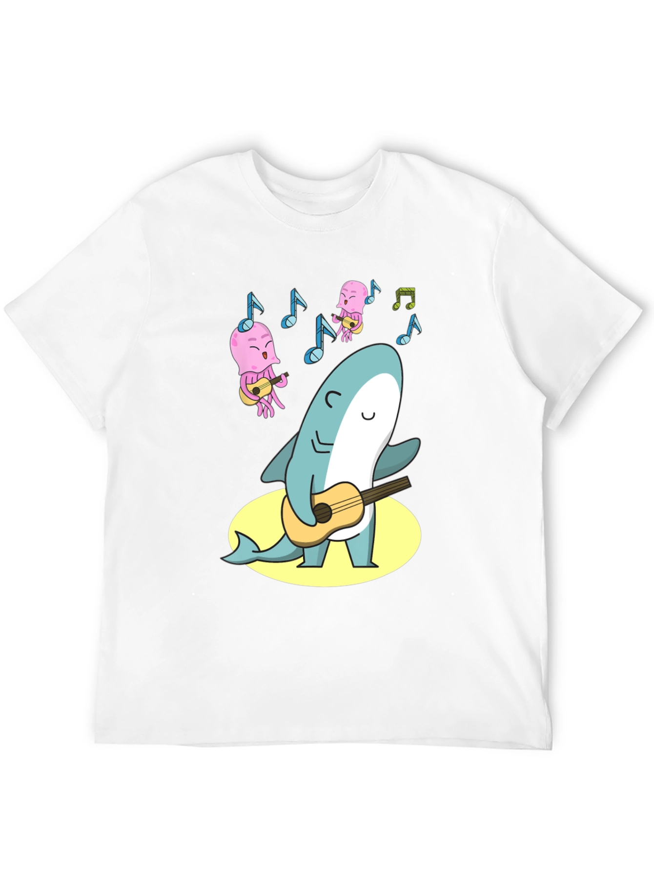 Shark Guitarist Graphic T-Shirt