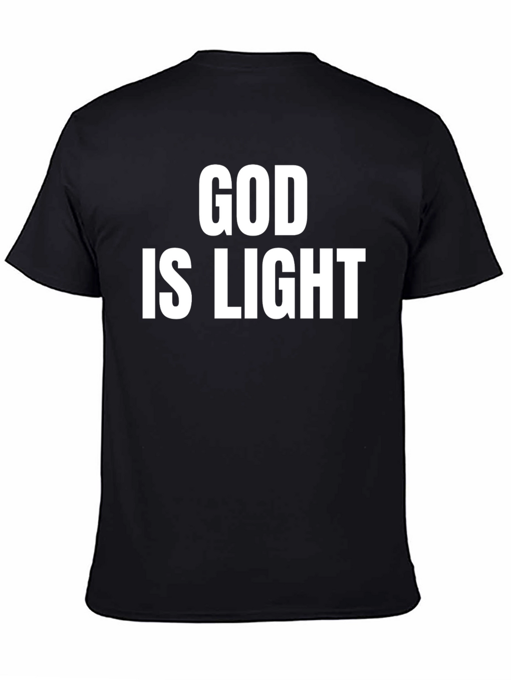 God Is Light Graphic T-Shirt - Trendy Religious Tee
