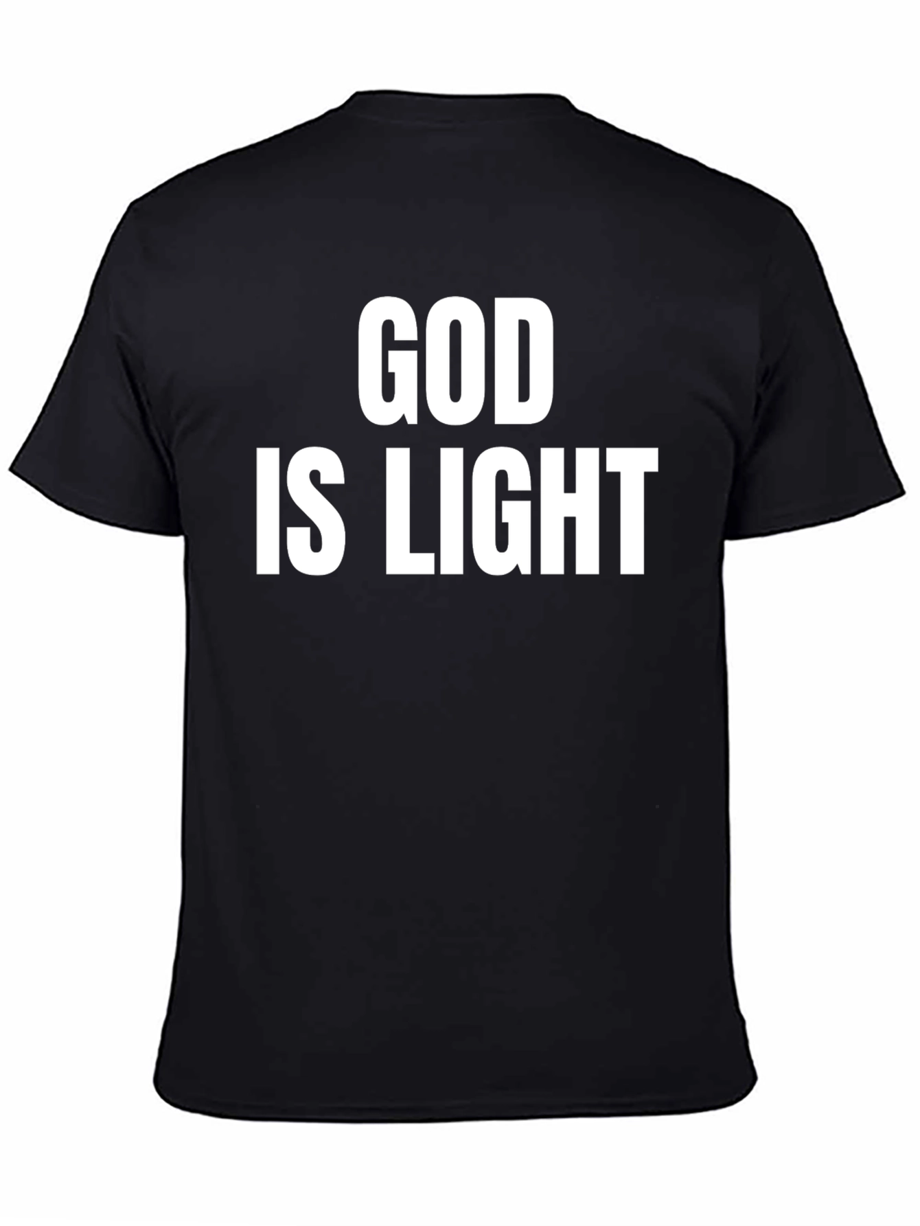 God Is Light Graphic T-Shirt - Trendy Religious Tee