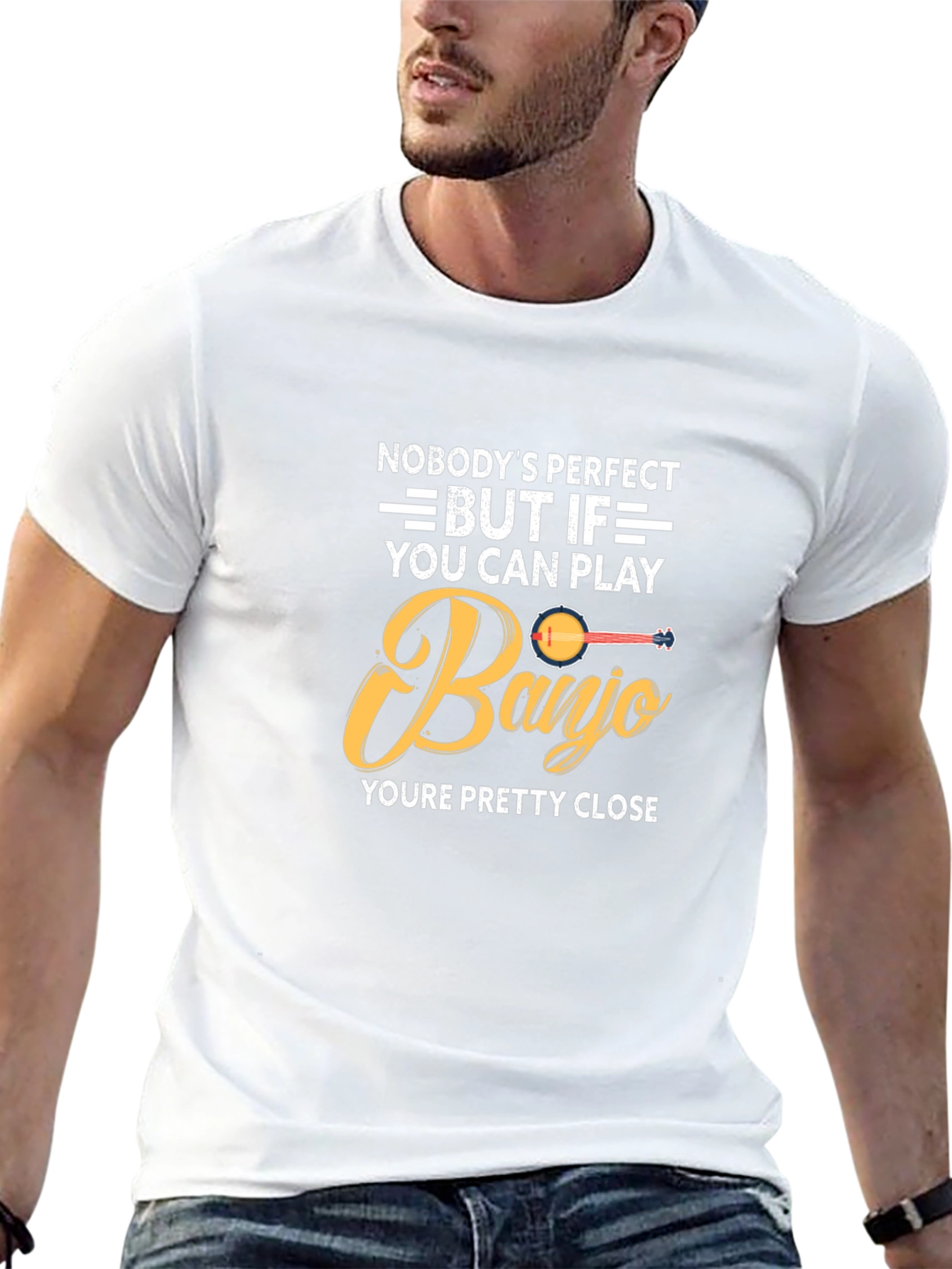 Banjo Player T-Shirt: Nobodys Perfect Gift for Musician