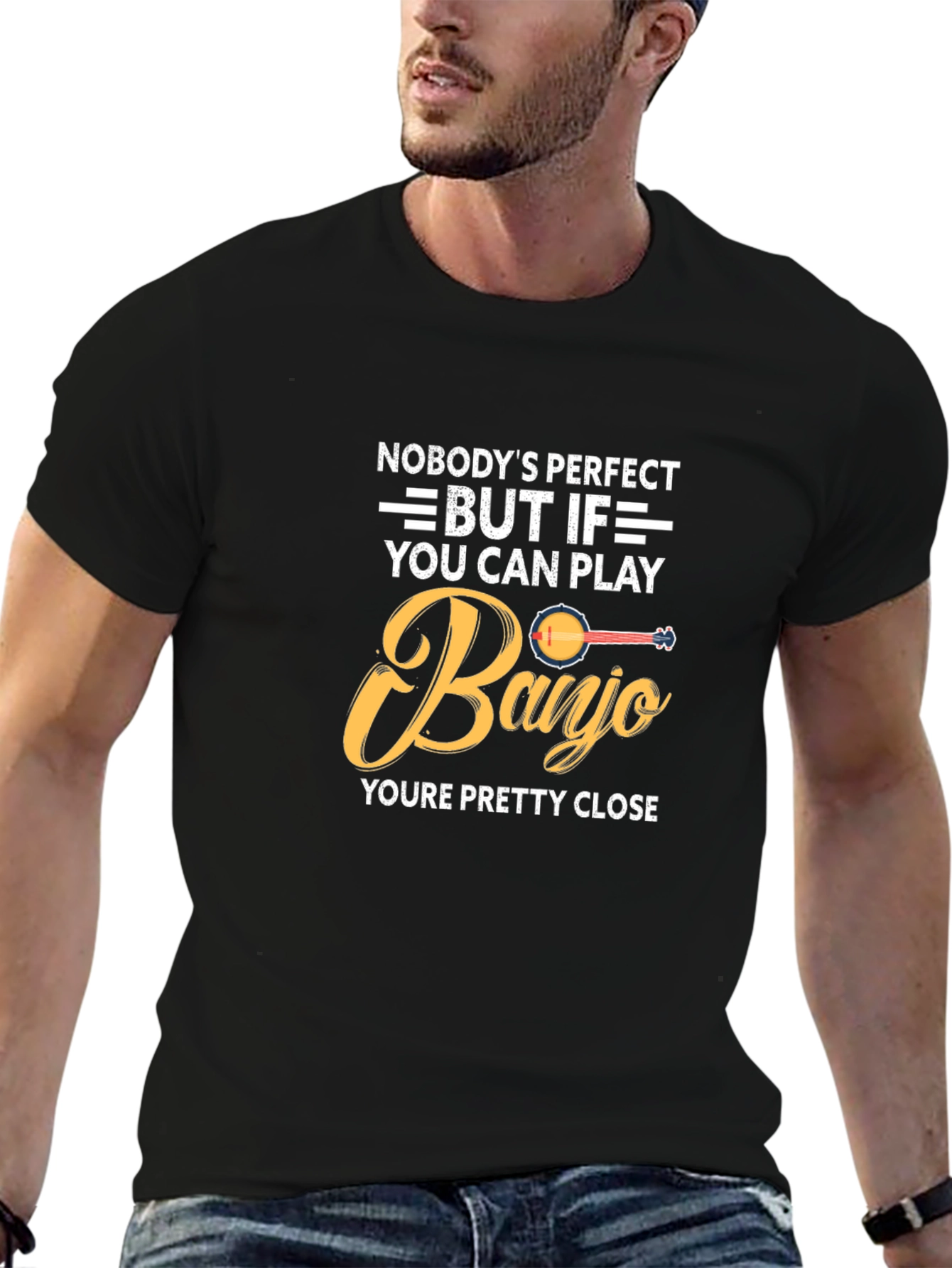 Banjo Player T-Shirt: Nobodys Perfect Gift for Musician