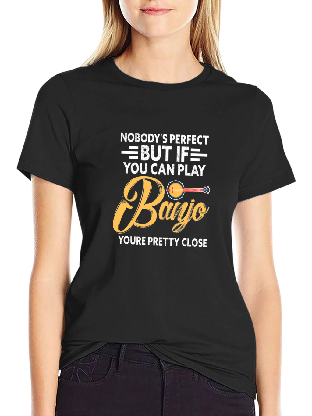Banjo Player T-Shirt: Nobodys Perfect Gift for Musician
