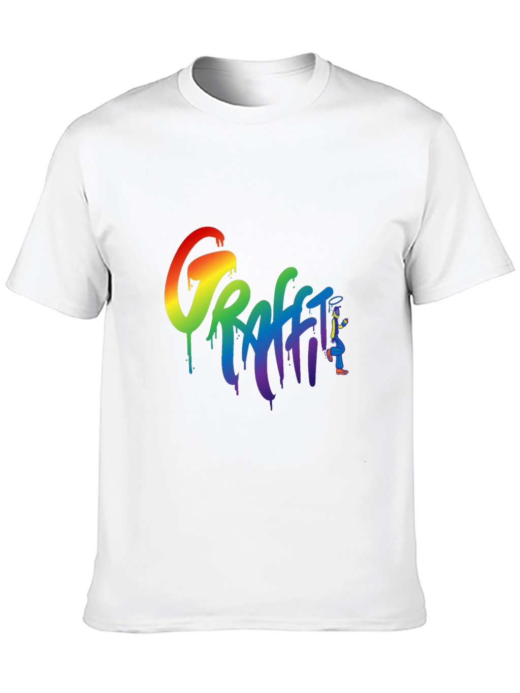 Rainbow Graffiti T-Shirt - Urban Streetwear