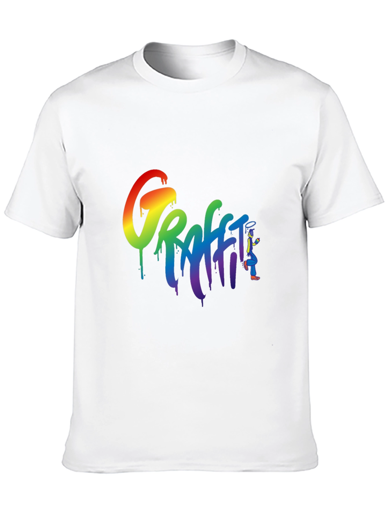 Rainbow Graffiti T-Shirt - Urban Streetwear