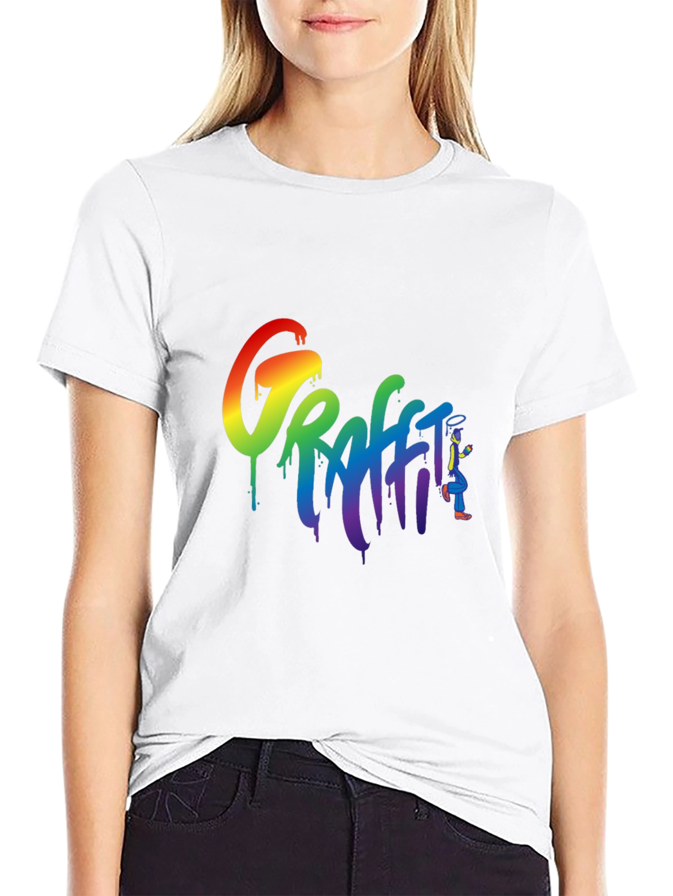 Rainbow Graffiti T-Shirt - Urban Streetwear