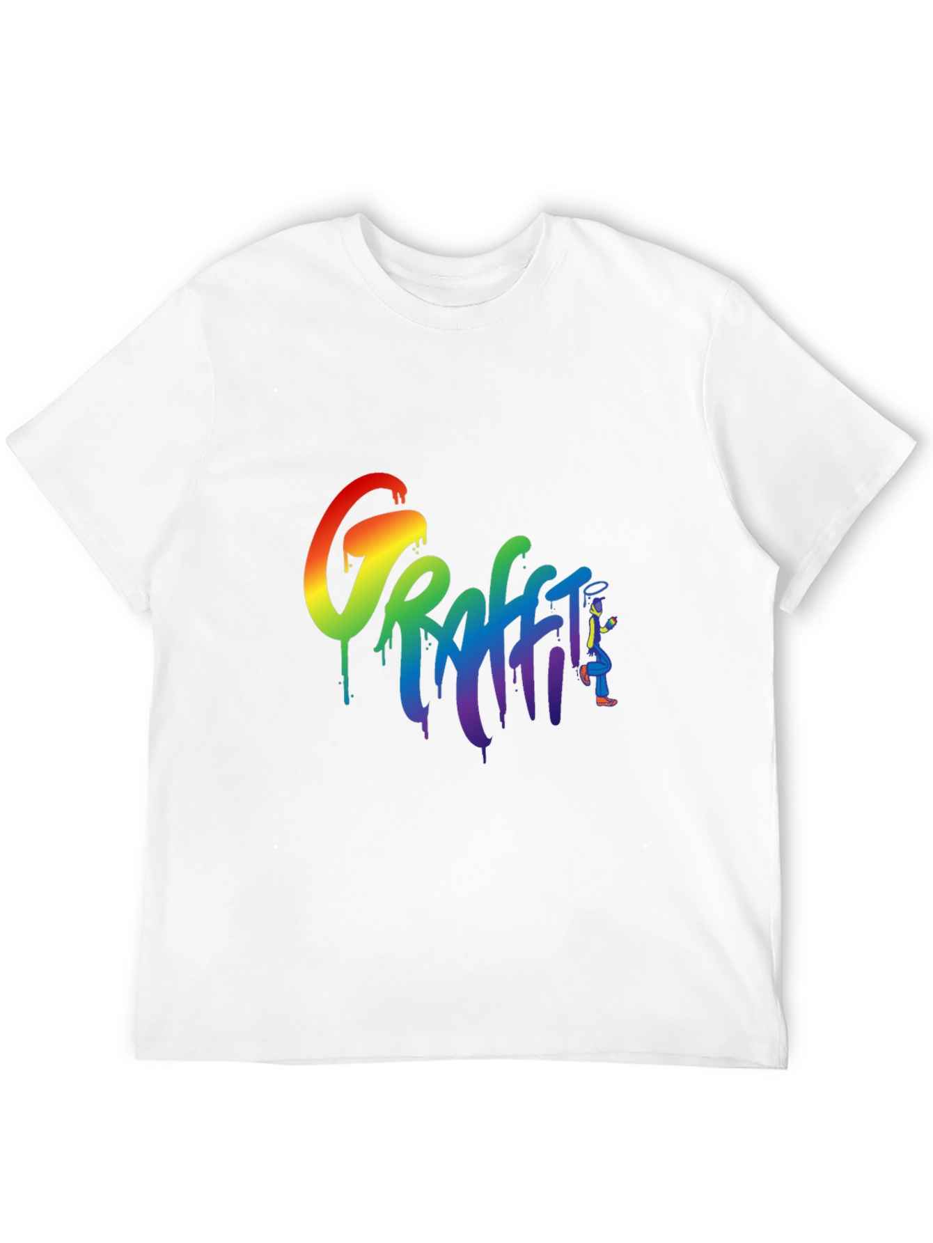 Rainbow Graffiti T-Shirt - Urban Streetwear