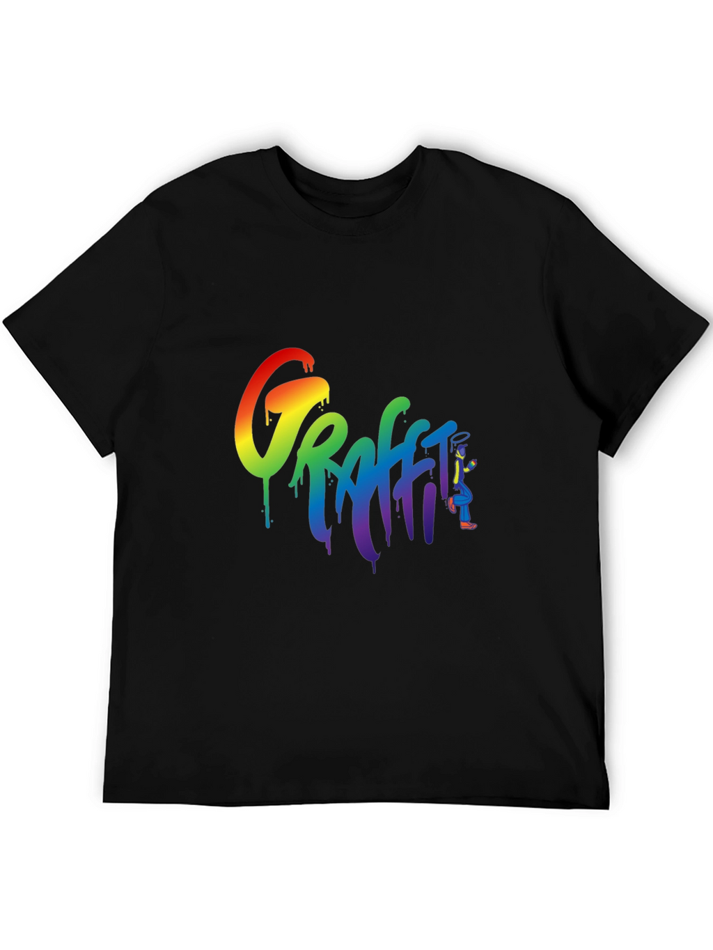 Rainbow Graffiti T-Shirt - Urban Streetwear