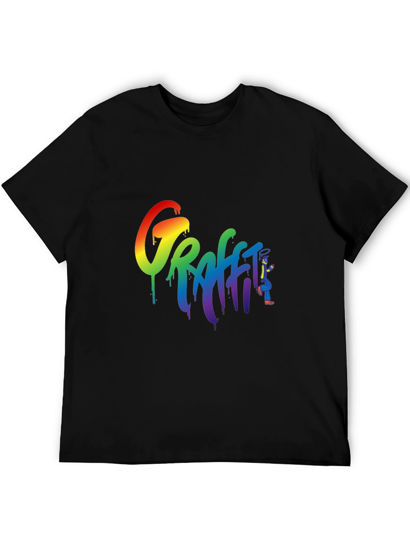 Rainbow Graffiti T-Shirt - Urban Streetwear