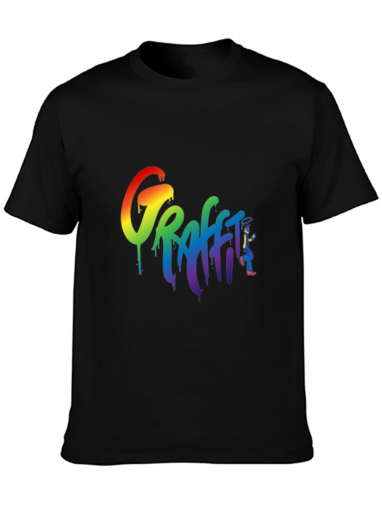 Rainbow Graffiti T-Shirt - Urban Streetwear