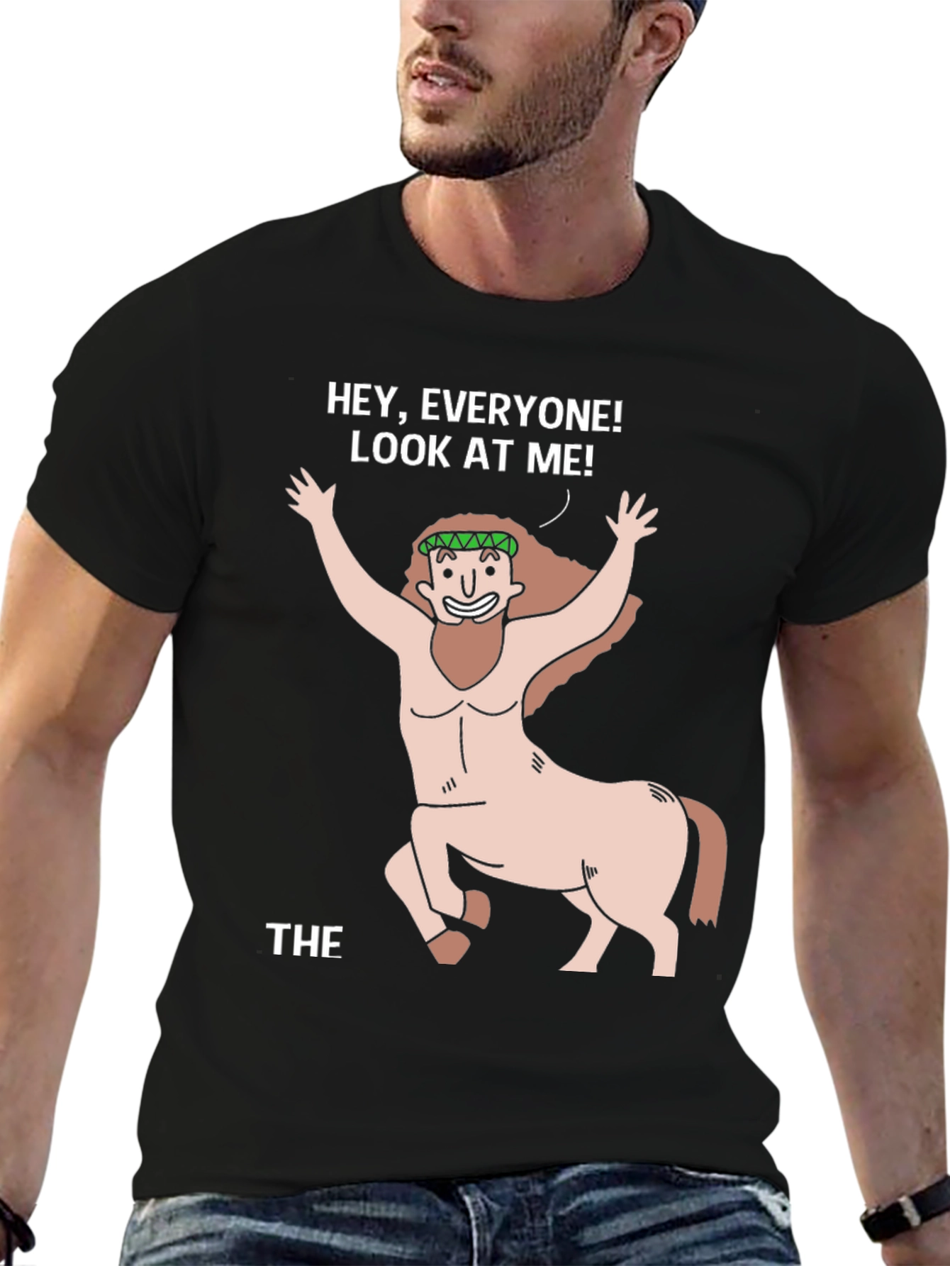 Centaur Graphic T-Shirt - Hey Everyone! Look At Me!
