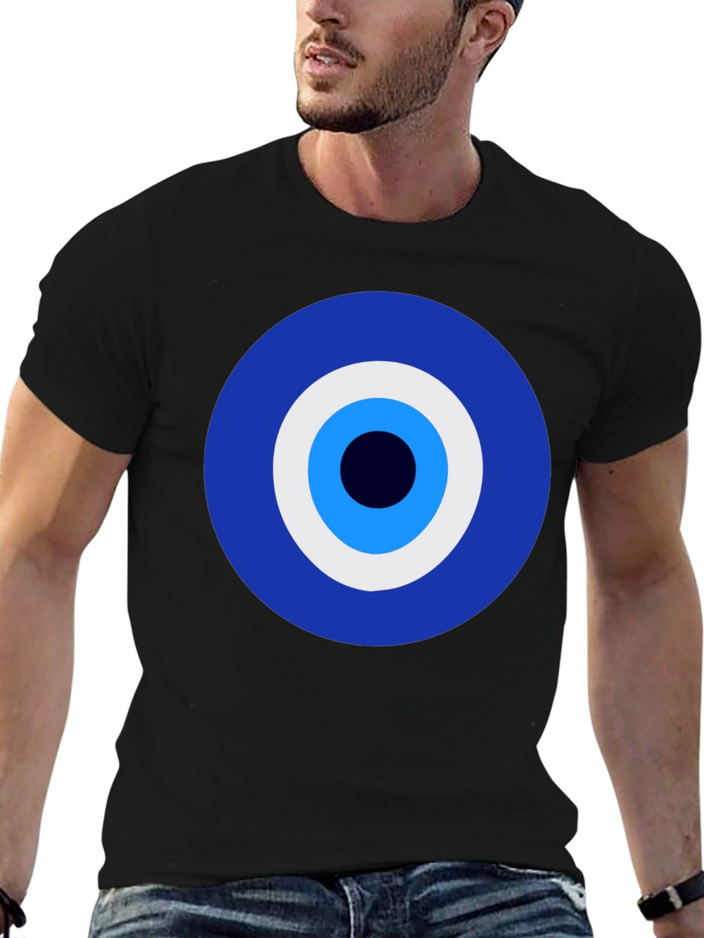 Evil Eye Graphic Tee - Protection & Style