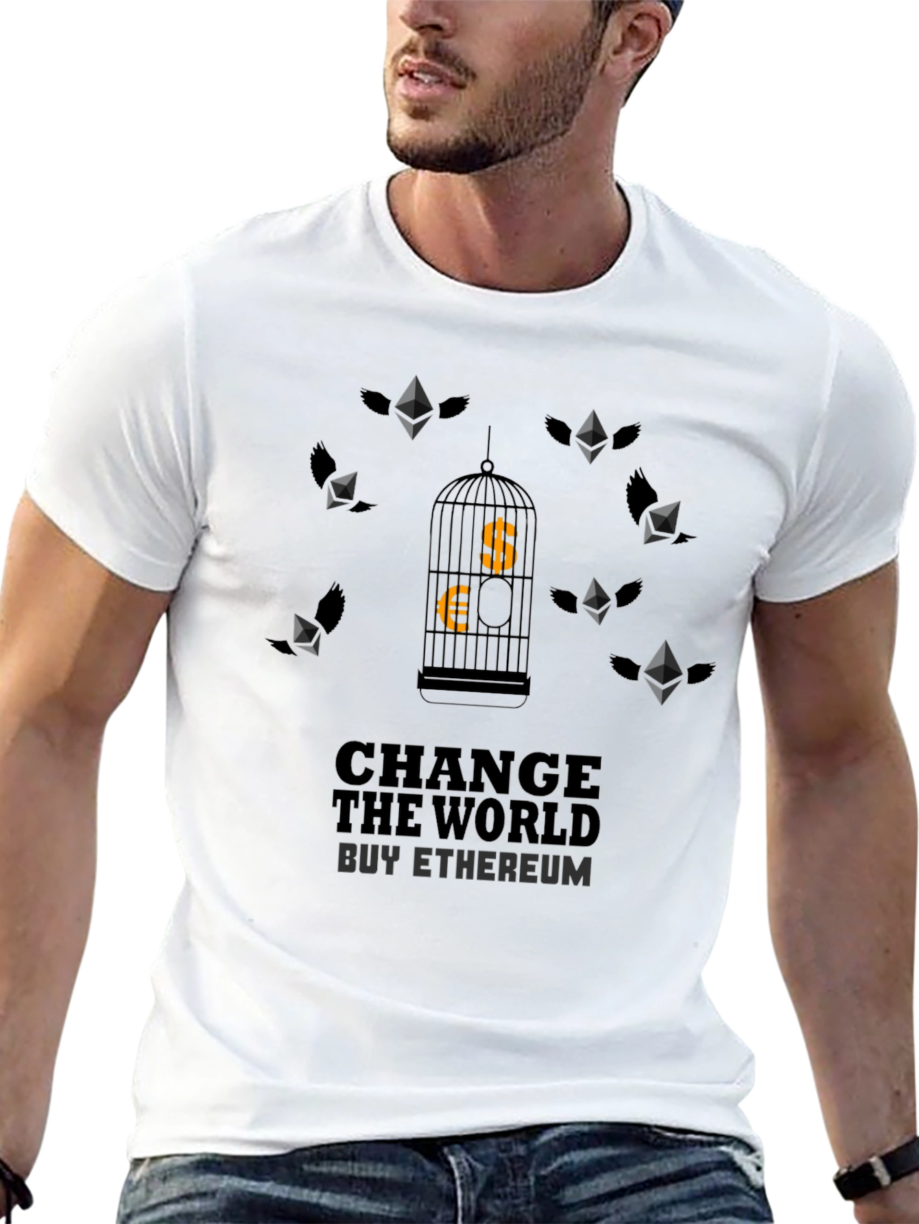 Change the World Buy Ethereum Graphic Tee