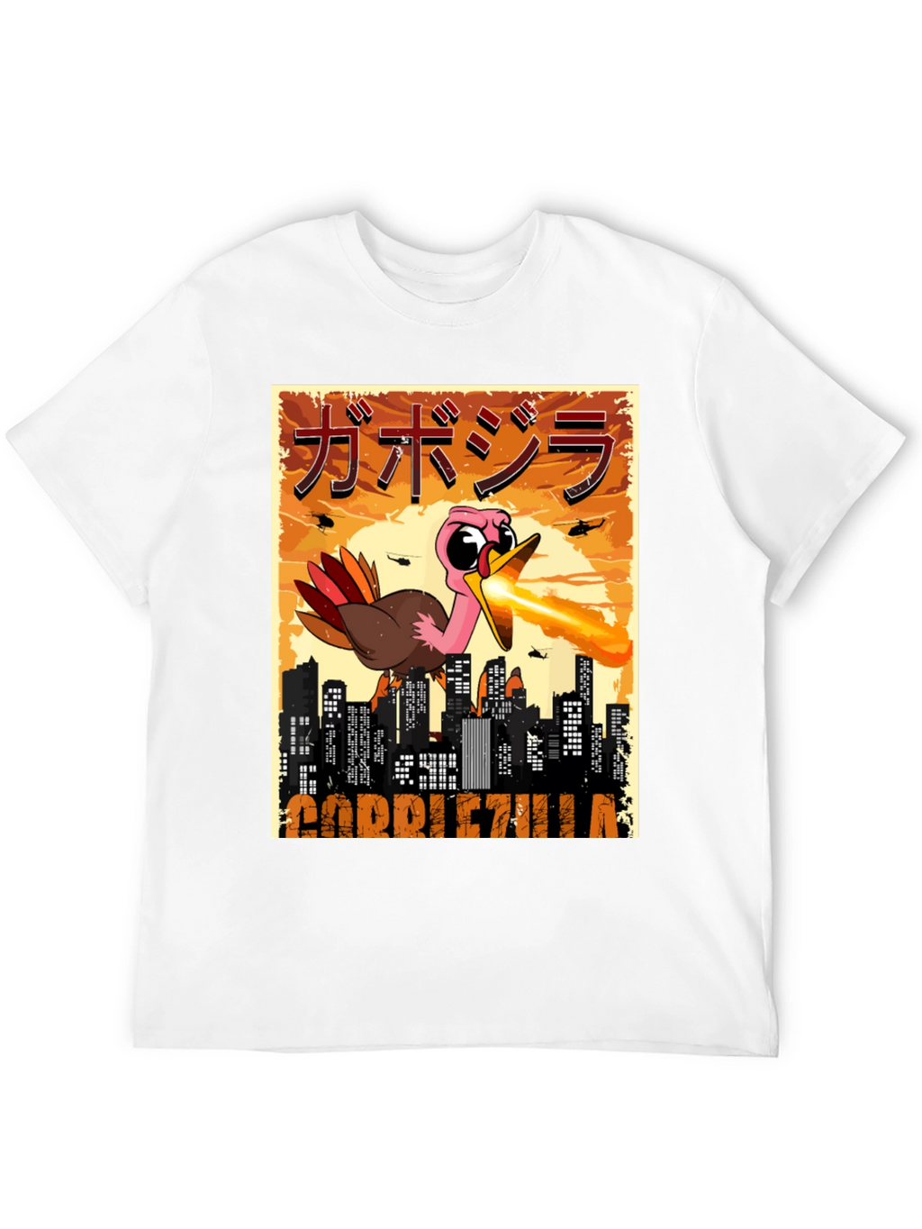 Gobblezilla T-Shirt - Funny Turkey Monster Tee