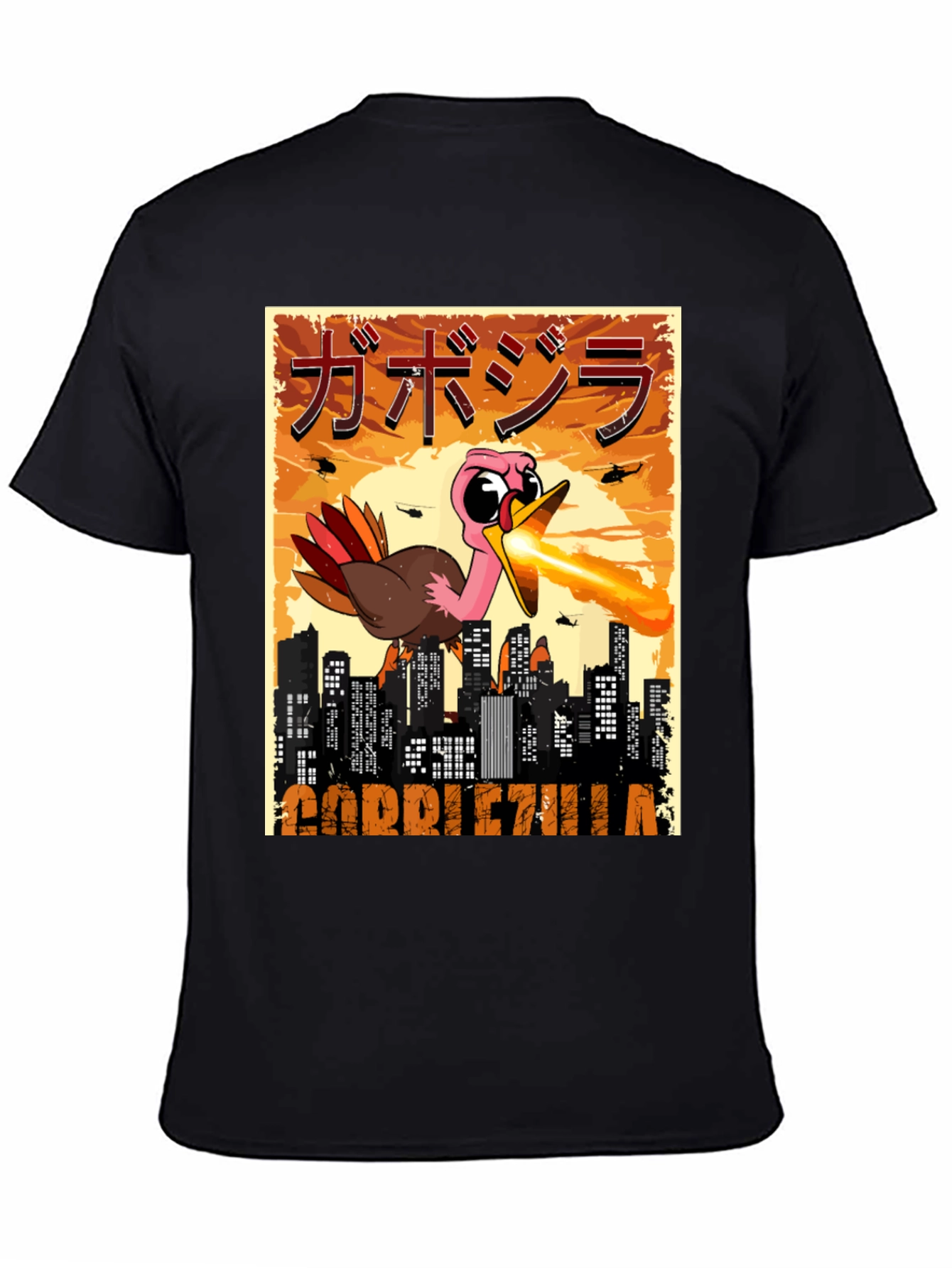 Gobblezilla T-Shirt - Funny Turkey Monster Tee