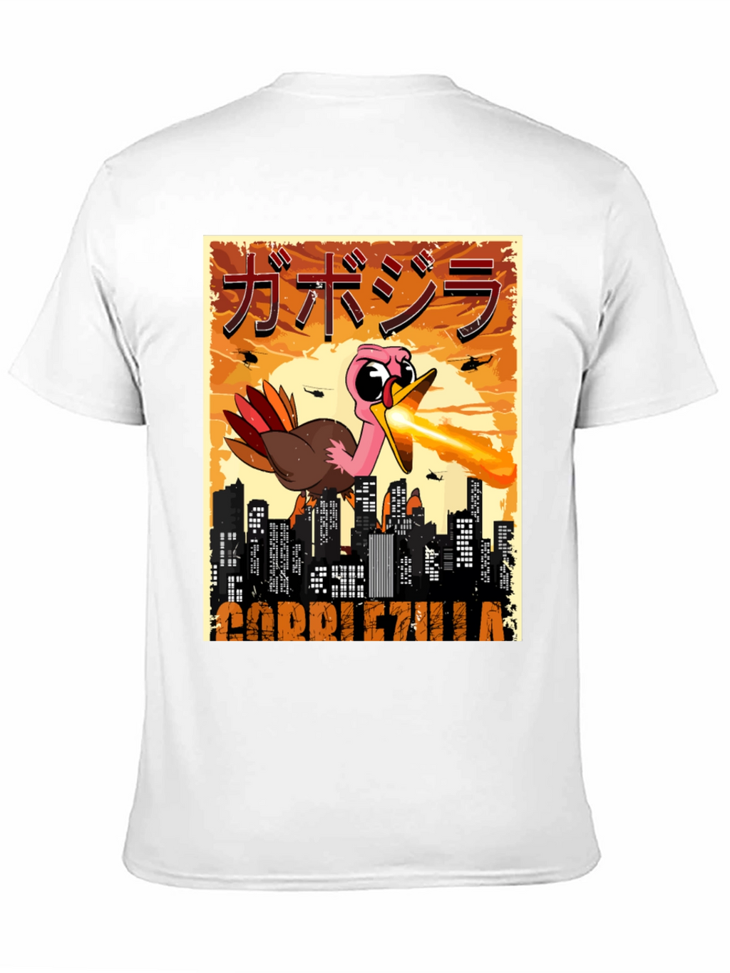 Gobblezilla T-Shirt - Funny Turkey Monster Tee