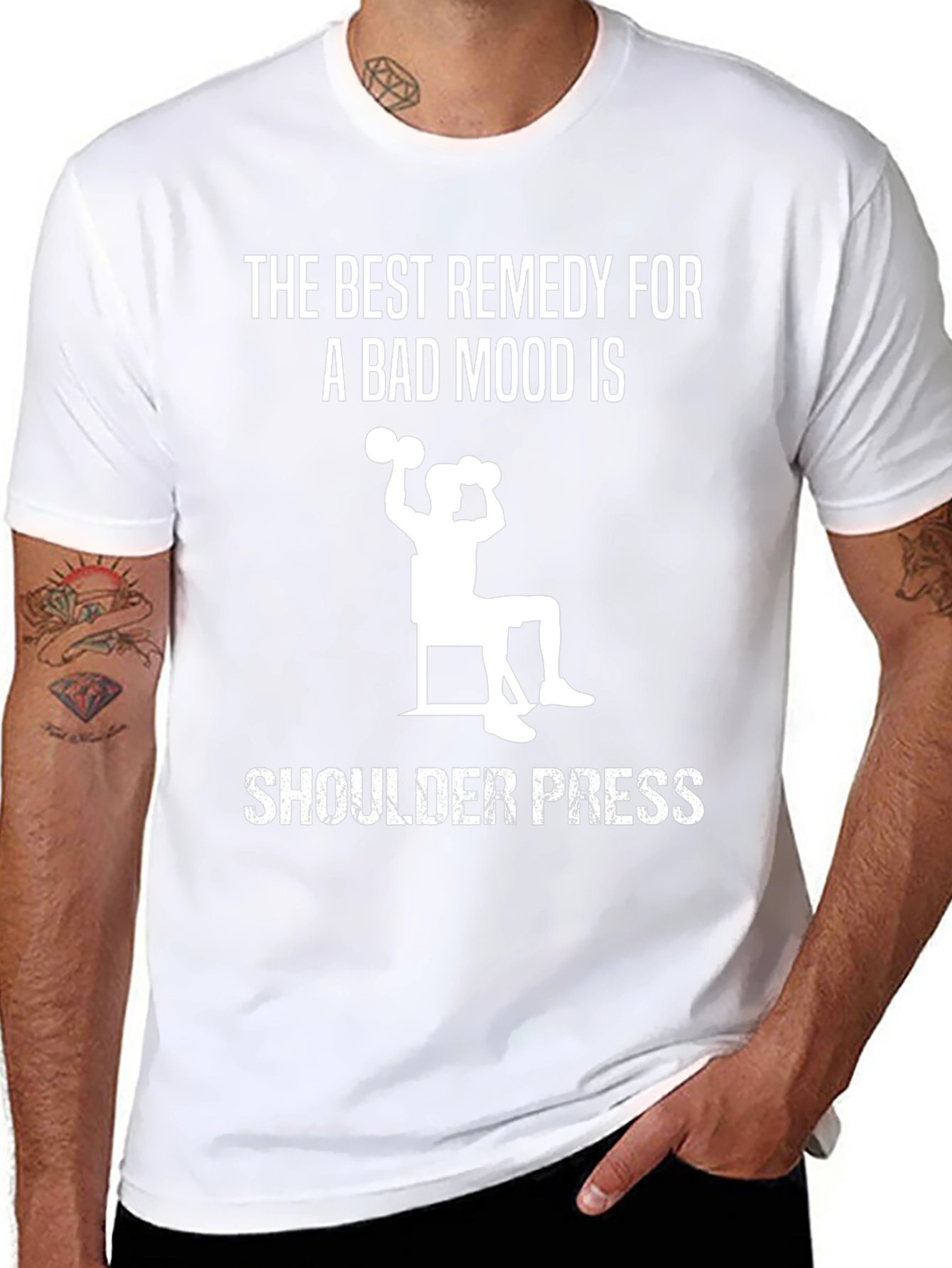 Shoulder Press Remedy Black T-Shirt