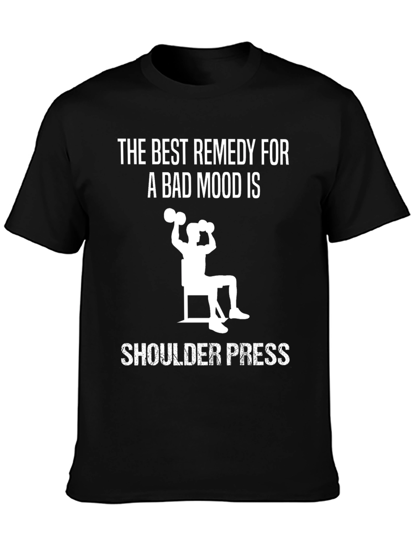 Shoulder Press Remedy Black T-Shirt