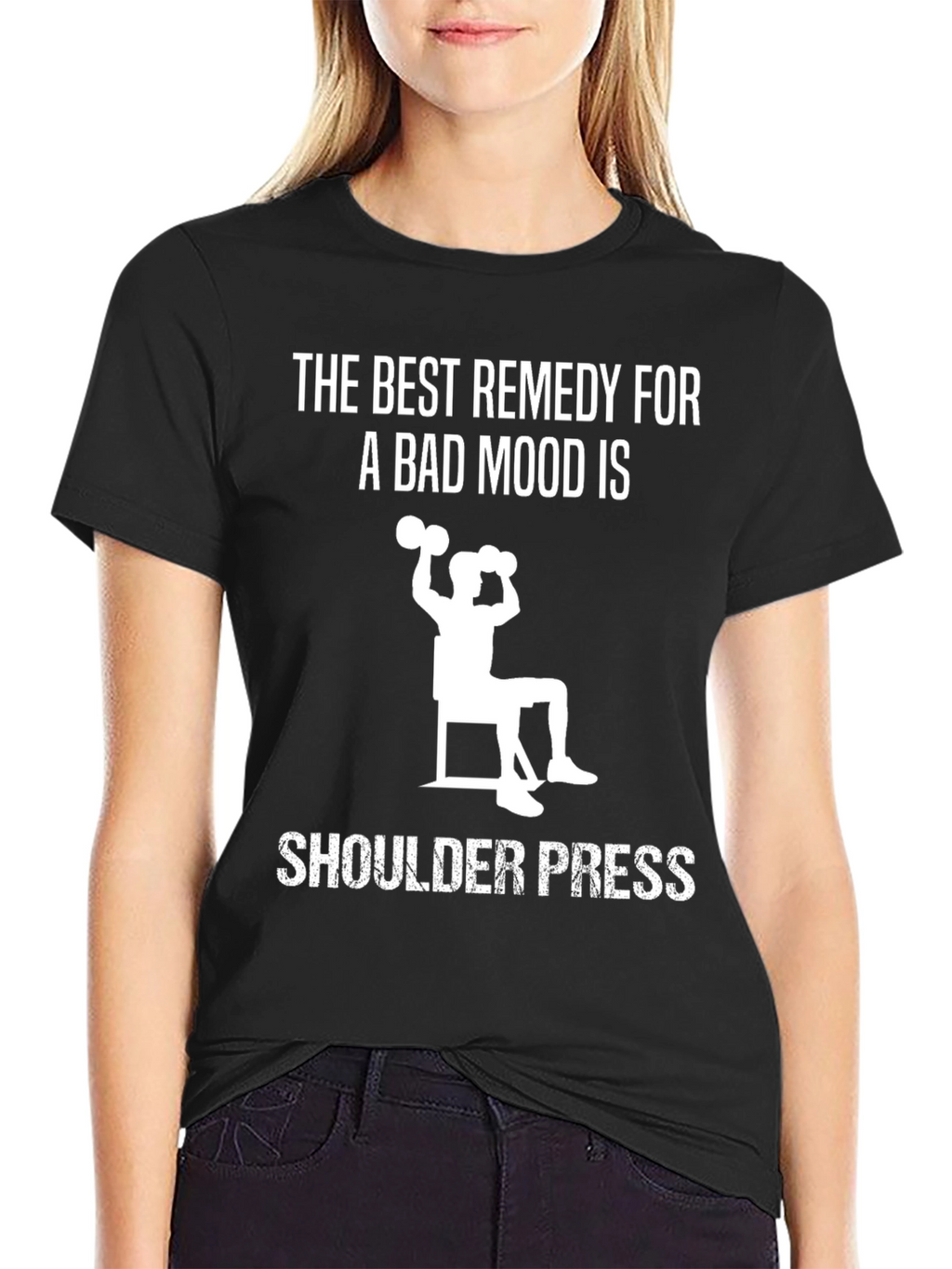 Shoulder Press Remedy Black T-Shirt