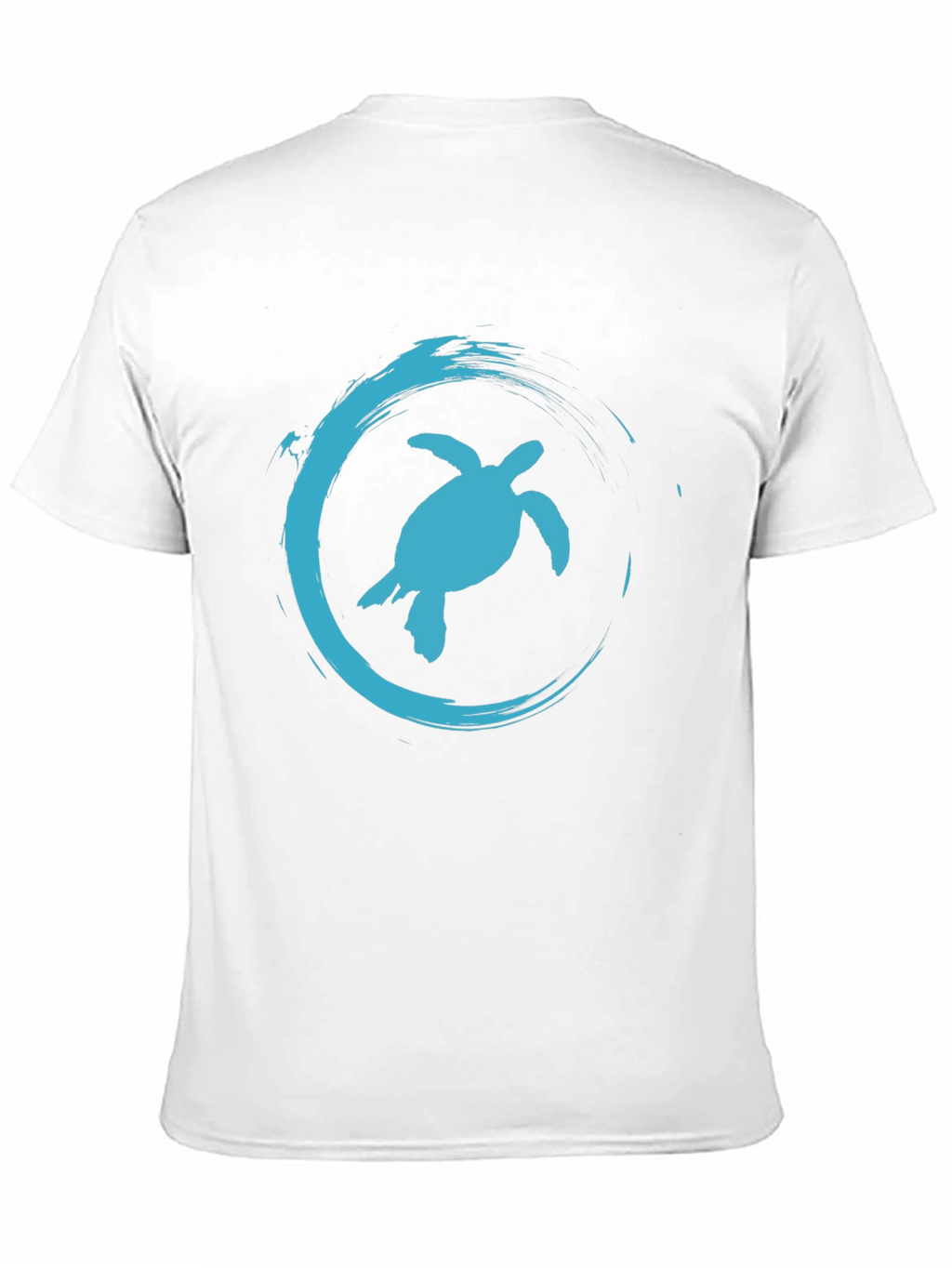 Turtle Wave Graphic Tee - Casual Black T-Shirt